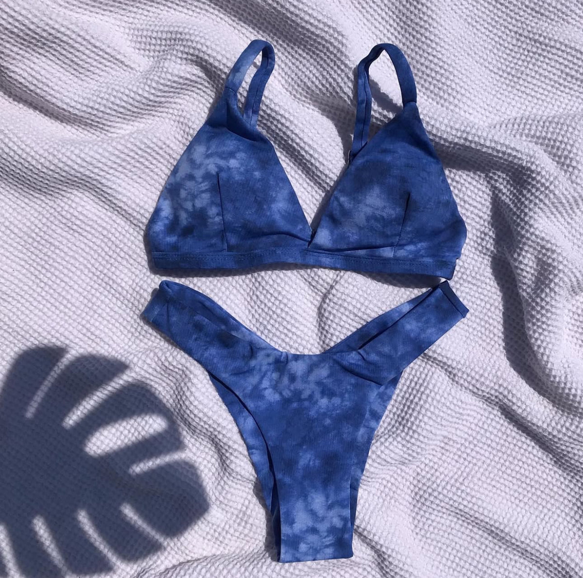 Bikini Ostra SET Tye Die Dark Blue