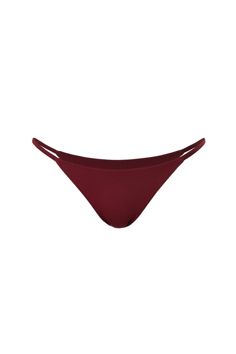 Solana Bikini Bottom (Cherry)