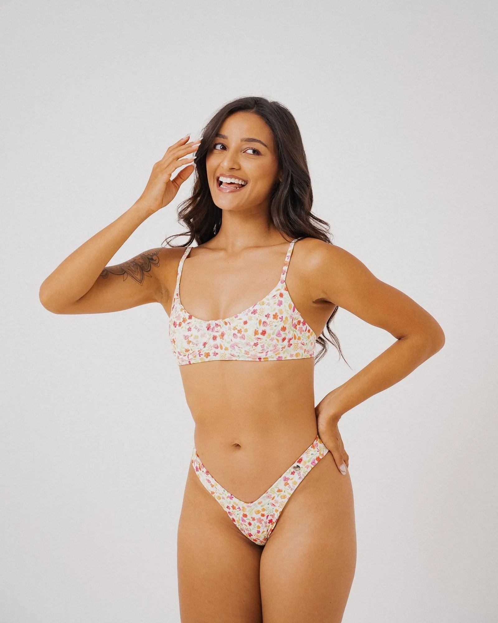 Lua Bikini Top (Garden)