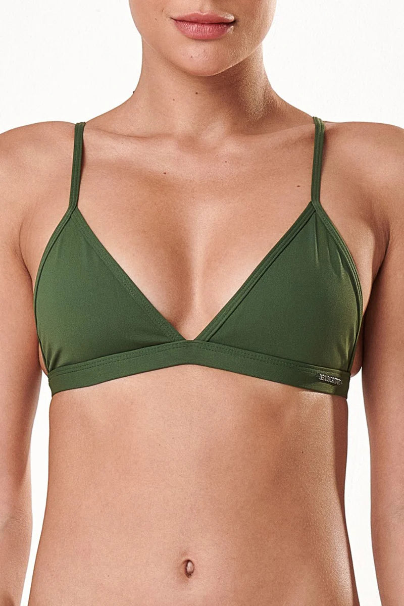 Elara Bikini Top (Dark Green)