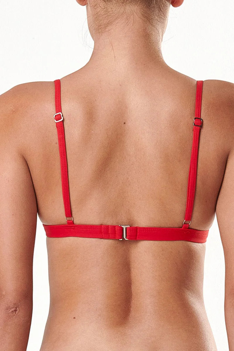 Elara Bikini Top (Red)