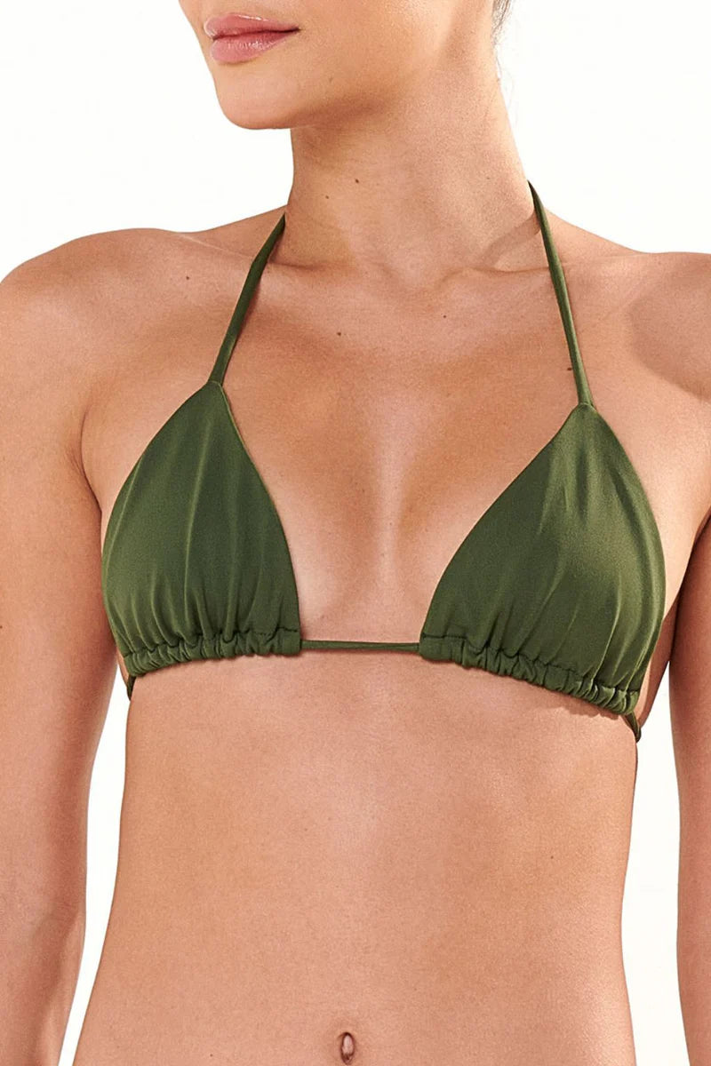Serena Bikini Top (Dark Green)