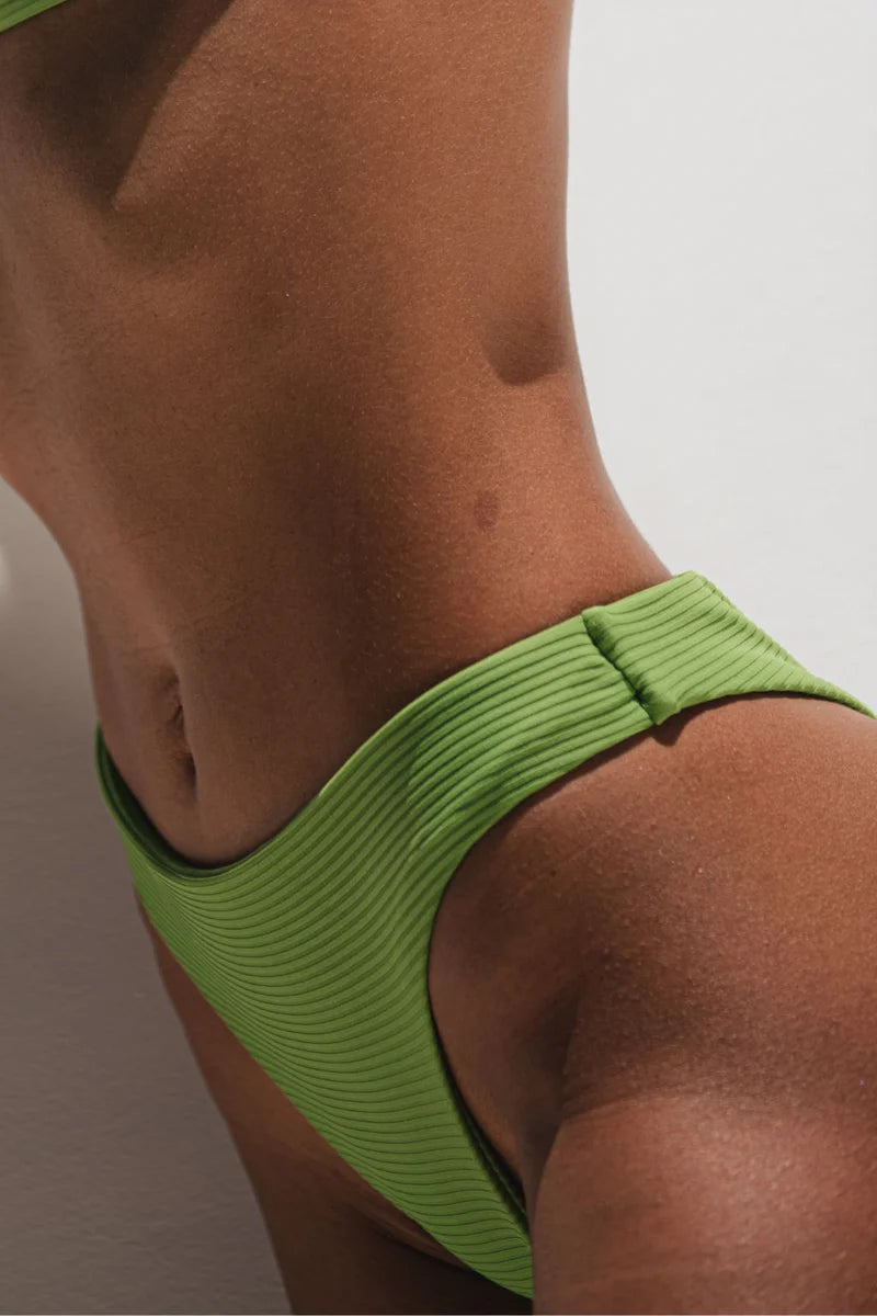 Brisa Bikini Bottom (Botanical Green)